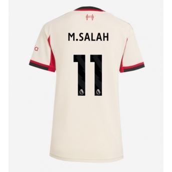 Billige Fotballdrakt Liverpool Mohamed Salah #11 Replika Bortedrakt Dame 2025-26 Kortermet